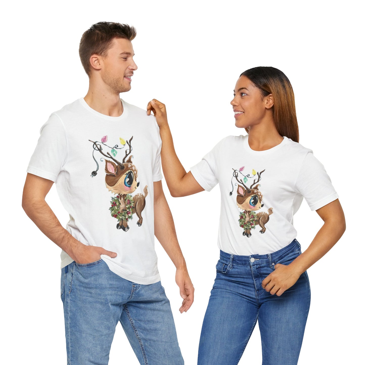 Christmas Reindeer Tee Adult Size