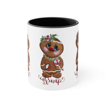 Gingerbread with Candy cane Mug Accent Coffee Mug, 11oz
