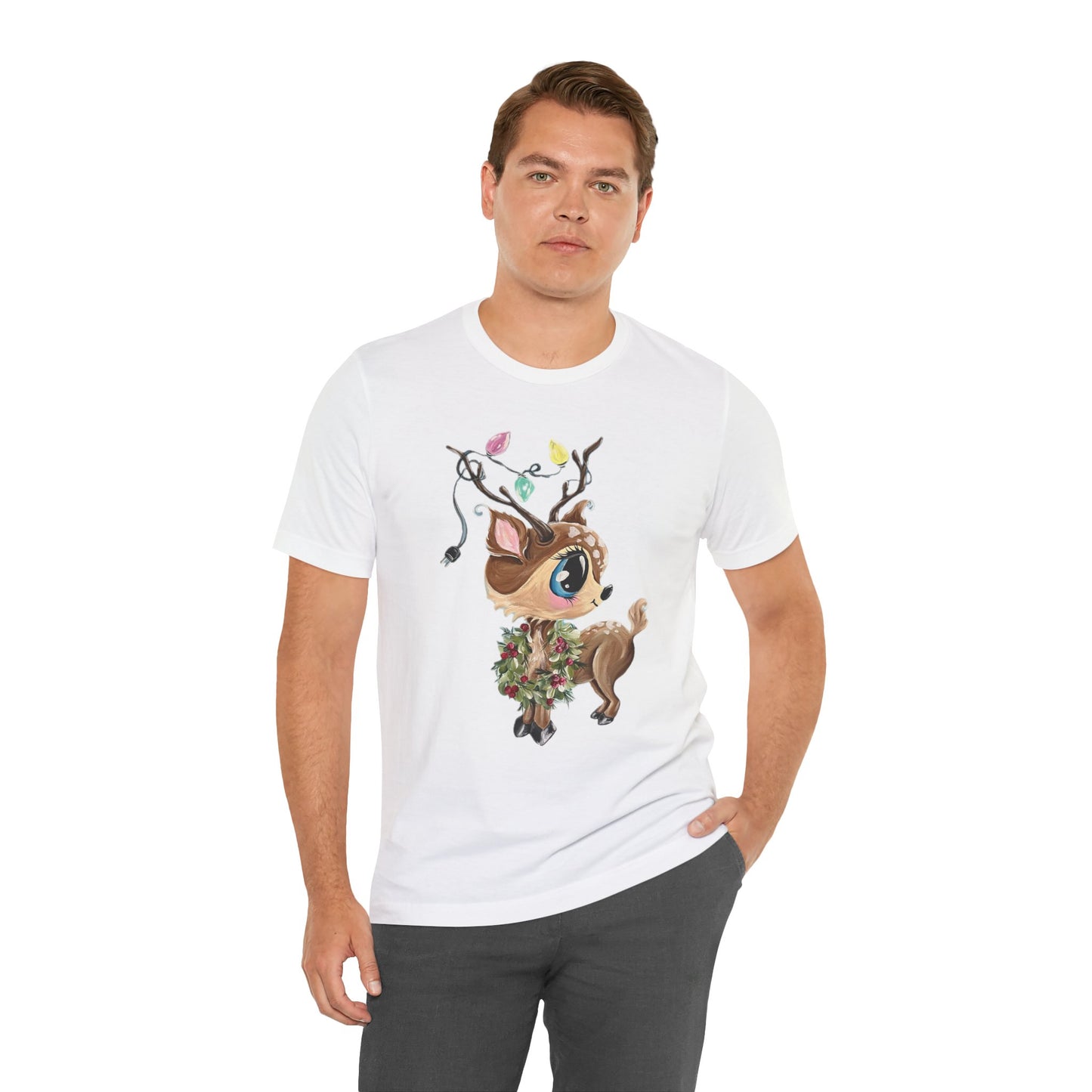 Christmas Reindeer Tee Adult Size