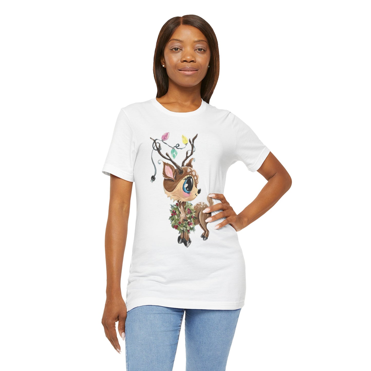 Christmas Reindeer Tee Adult Size