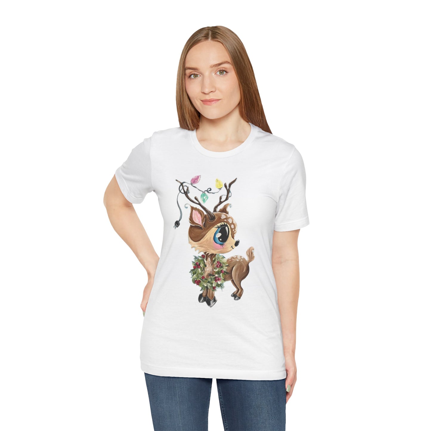 Christmas Reindeer Tee Adult Size