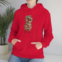 Gingerbread with candy cane Unisex Heavy Blend™ Hooded Sweatshirt