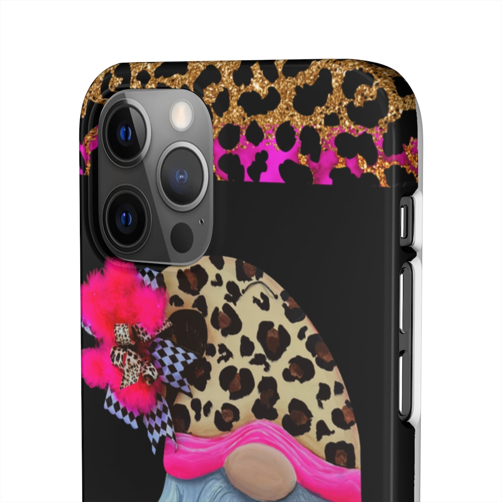 Snap Cases- nPHone Case- Stay Wild- LEOPARD GNOME