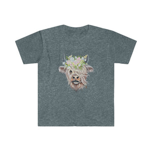Buttercup the highland cow Unisex Softstyle T-Shirt
