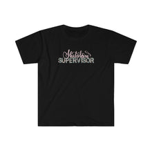Shitshow Supervisor in pink, floral, cheetah print - Unisex Softstyle T-Shirt