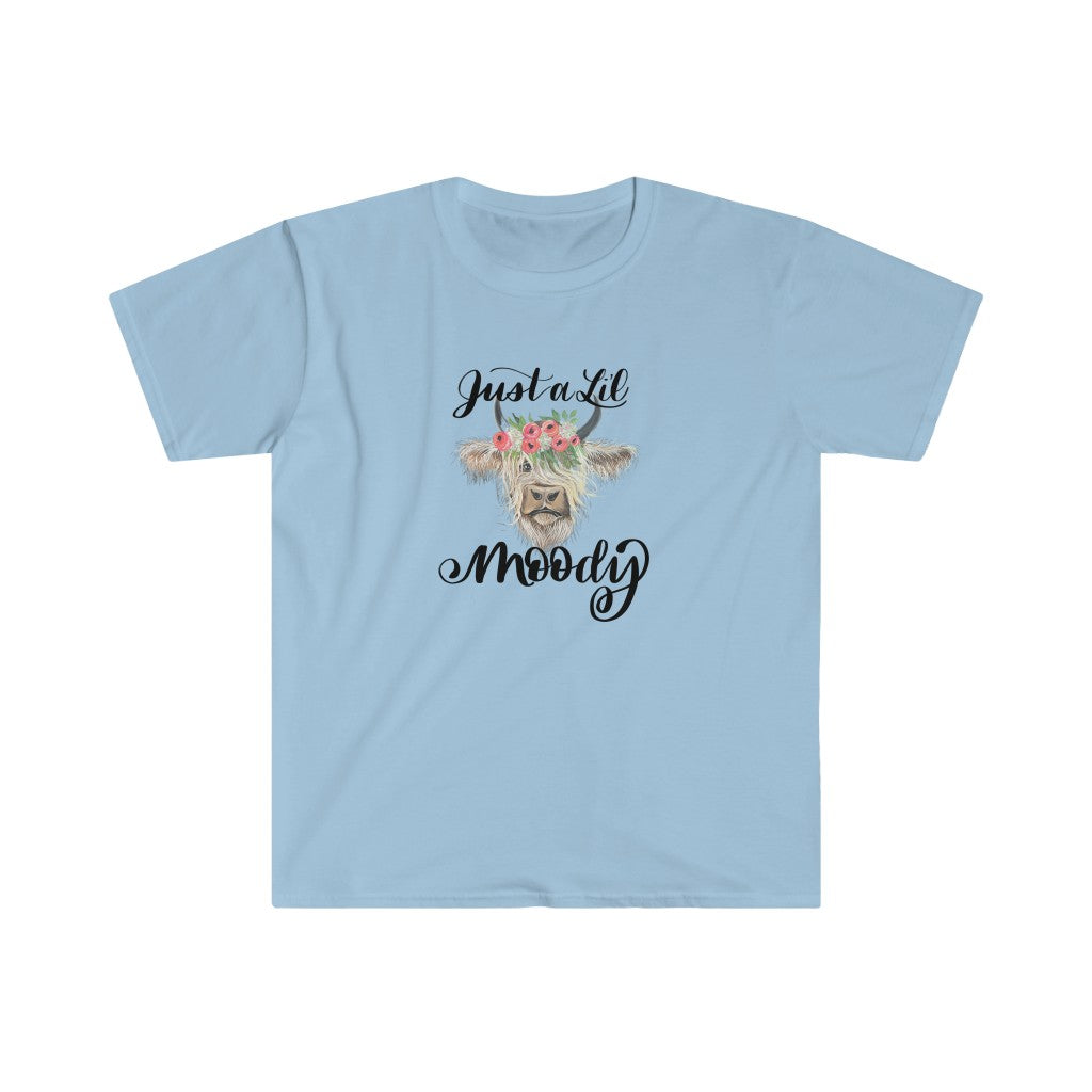 Just a Lil’ Moody - Buttercup-  Unisex Softstyle T-Shirt