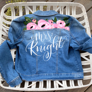 CUSTOM BRIDAL DENIM JACKET (DEPOSIT)