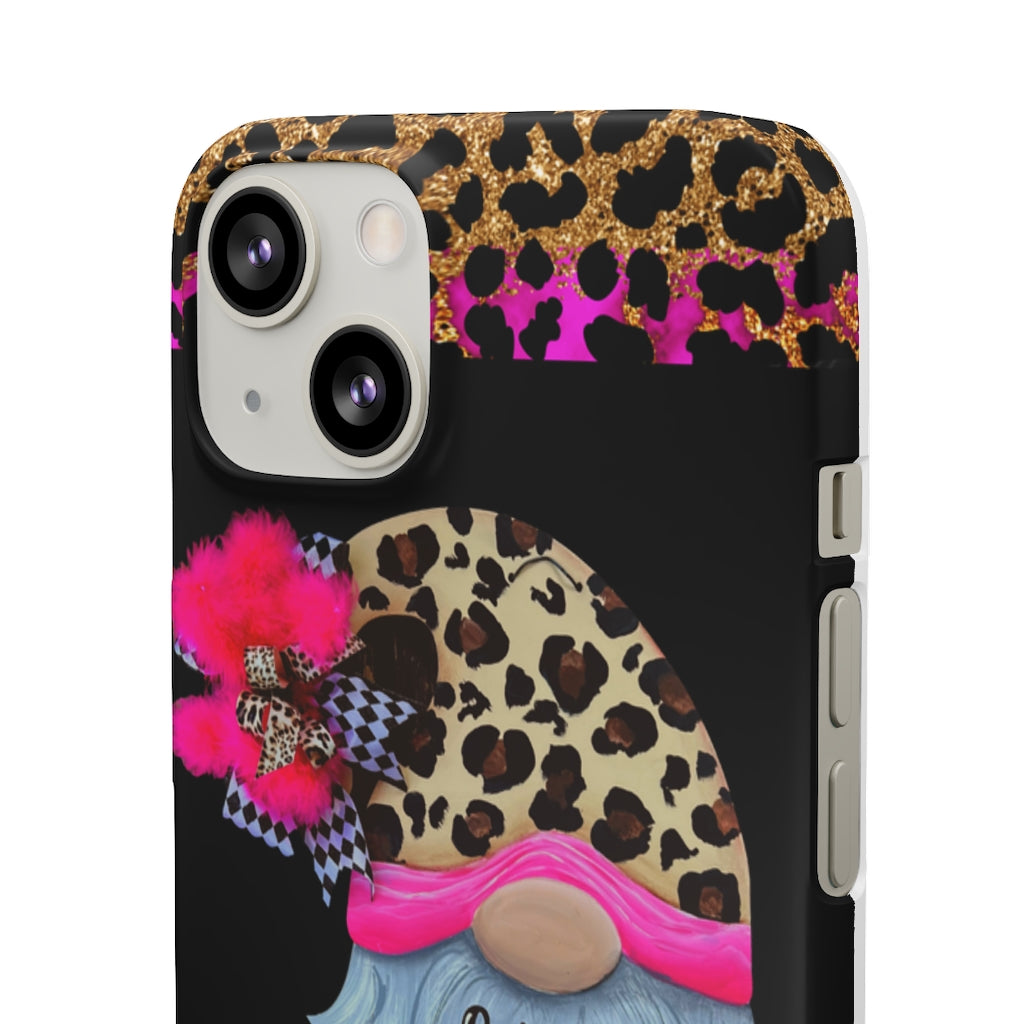 Snap Cases- nPHone Case- Stay Wild- LEOPARD GNOME