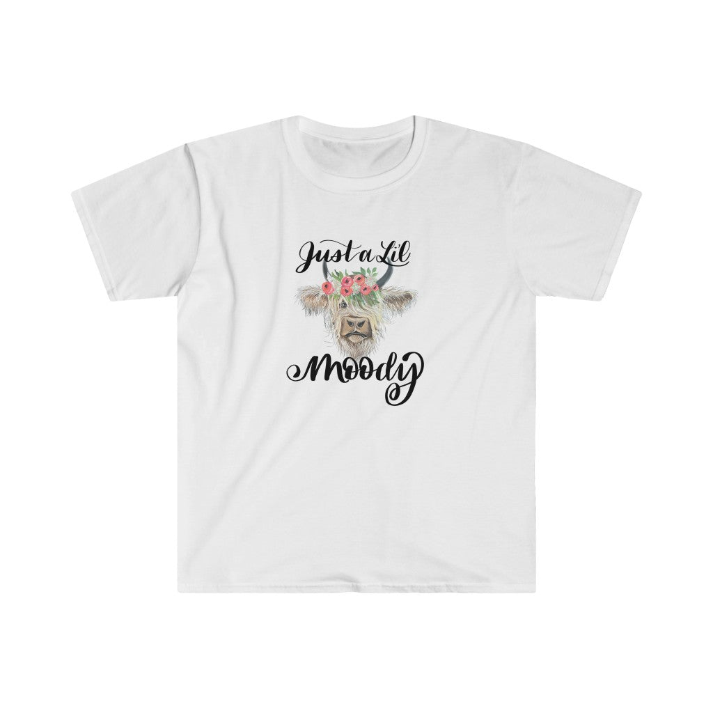 Just a Lil’ Moody - Buttercup-  Unisex Softstyle T-Shirt