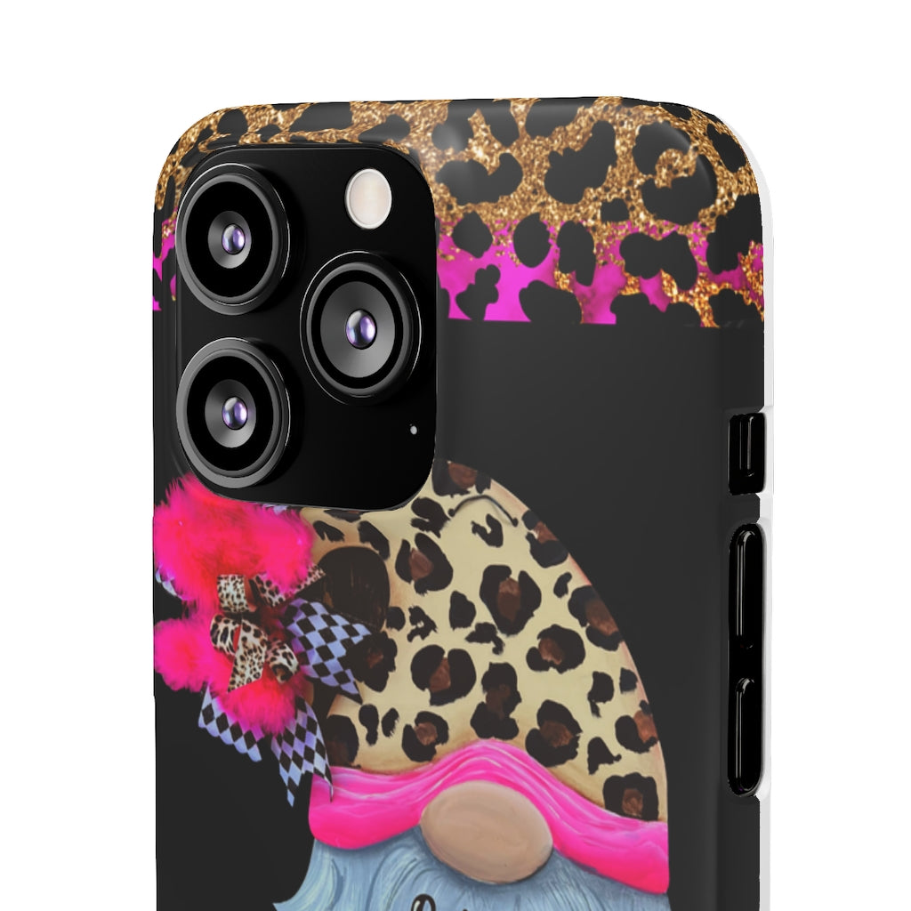 Snap Cases- nPHone Case- Stay Wild- LEOPARD GNOME