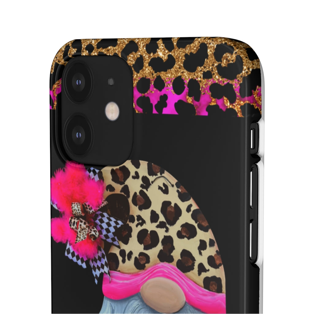 Snap Cases- nPHone Case- Stay Wild- LEOPARD GNOME