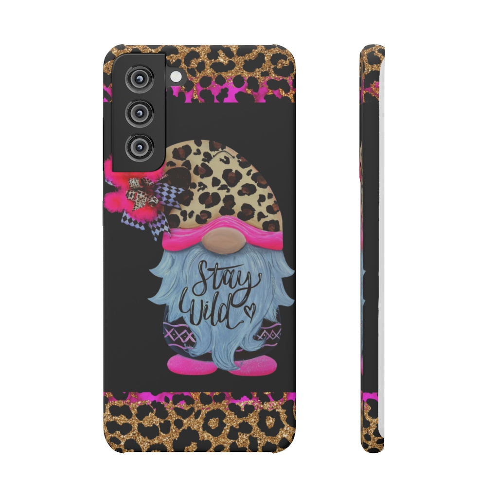 Snap Cases- nPHone Case- Stay Wild- LEOPARD GNOME