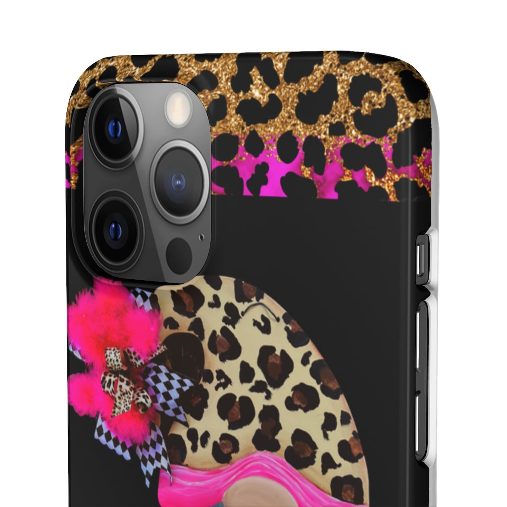 Snap Cases- nPHone Case- Stay Wild- LEOPARD GNOME