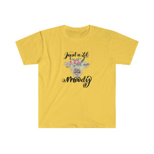 Just a Lil’ Moody - Buttercup-  Unisex Softstyle T-Shirt