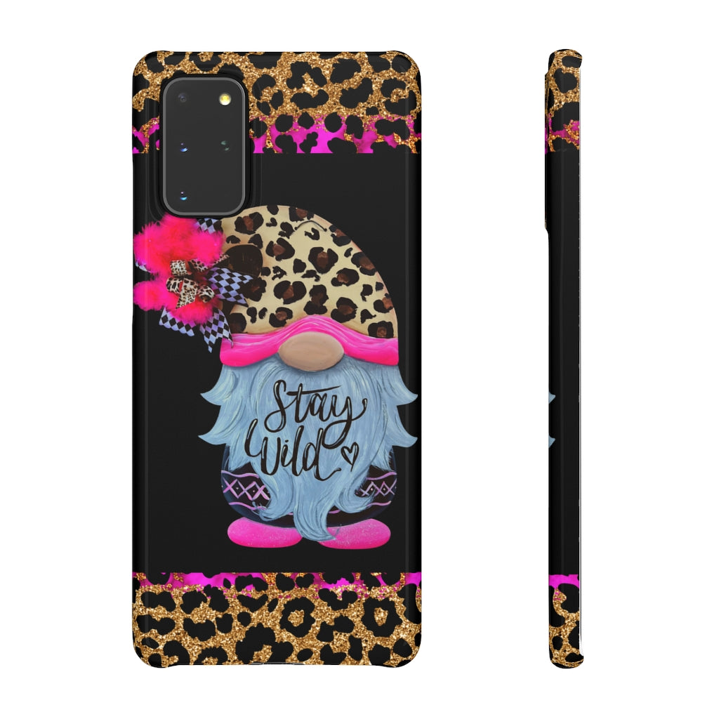 Snap Cases- nPHone Case- Stay Wild- LEOPARD GNOME