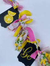 Lemon theme Spring/Summer Rag Fabric Garland - FREE SHIPPING Pink Lemonade