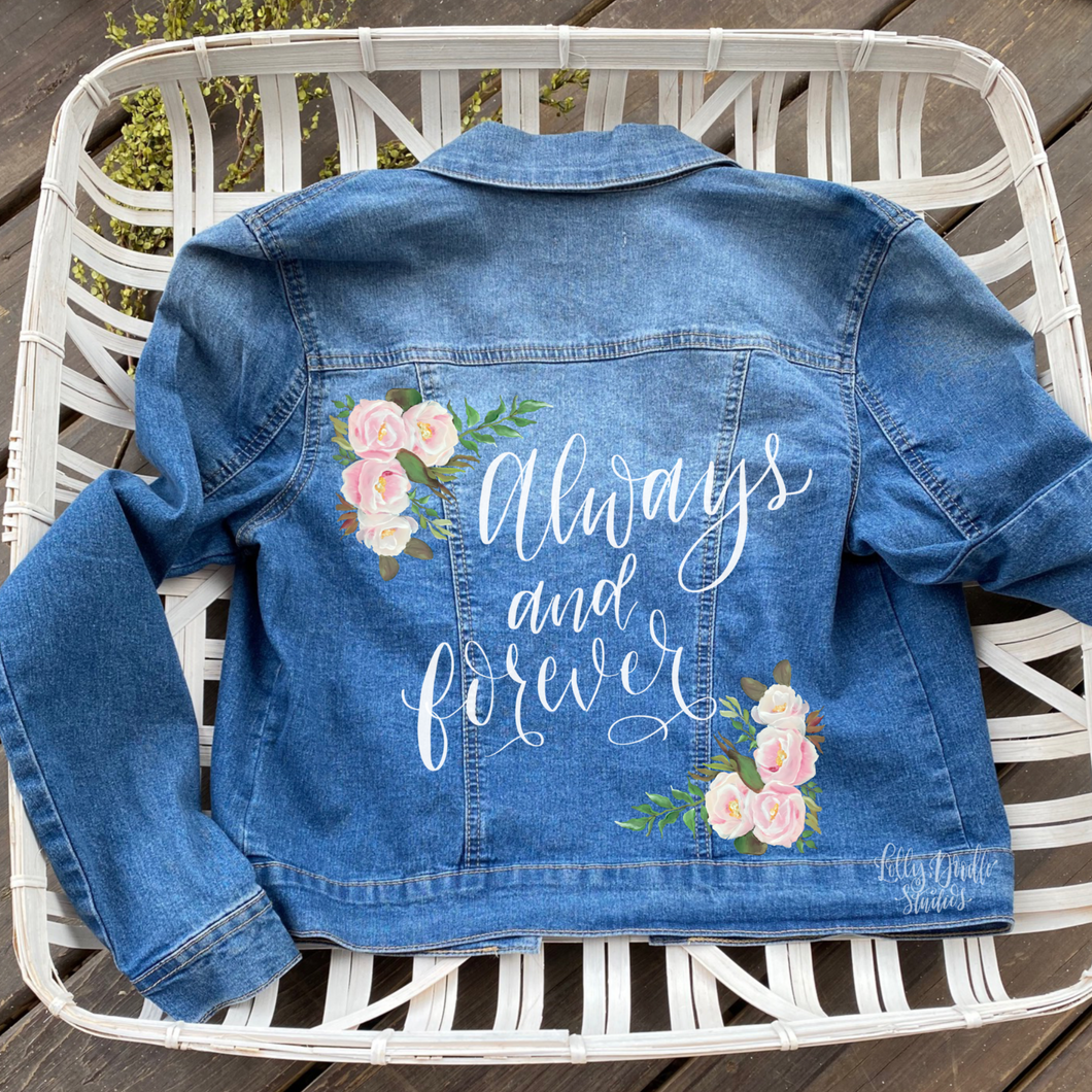 CUSTOM BRIDAL DENIM JACKET (DEPOSIT)
