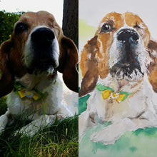 Pet Portrait Original Watercolor rendering
