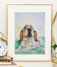Pet Portrait Original Watercolor rendering