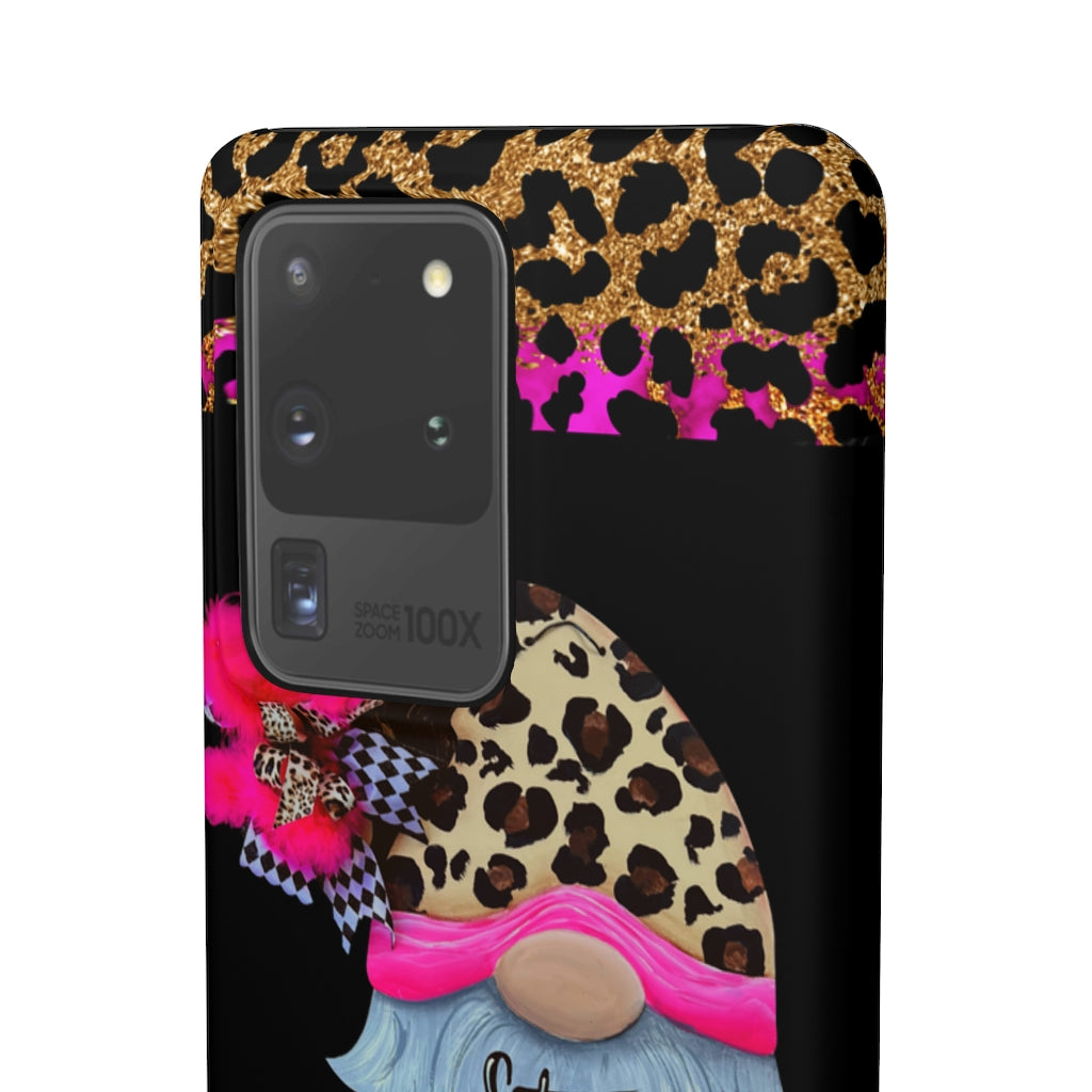 Snap Cases- nPHone Case- Stay Wild- LEOPARD GNOME