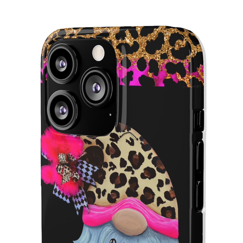 Snap Cases- nPHone Case- Stay Wild- LEOPARD GNOME