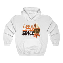Add a little pumpkin spice Coffee Hot drink Retro Unisex Heavy Blend™ Hooded Sweatshirt