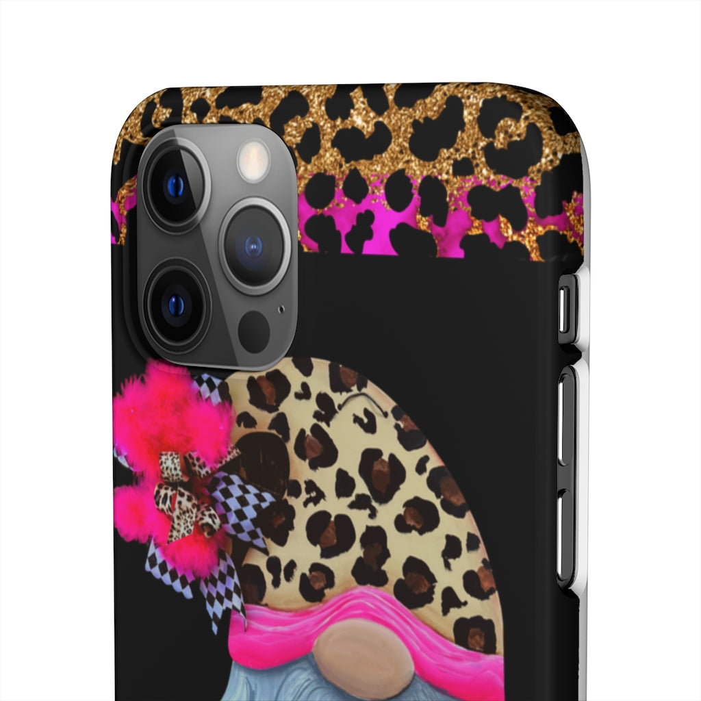 Snap Cases- nPHone Case- Stay Wild- LEOPARD GNOME