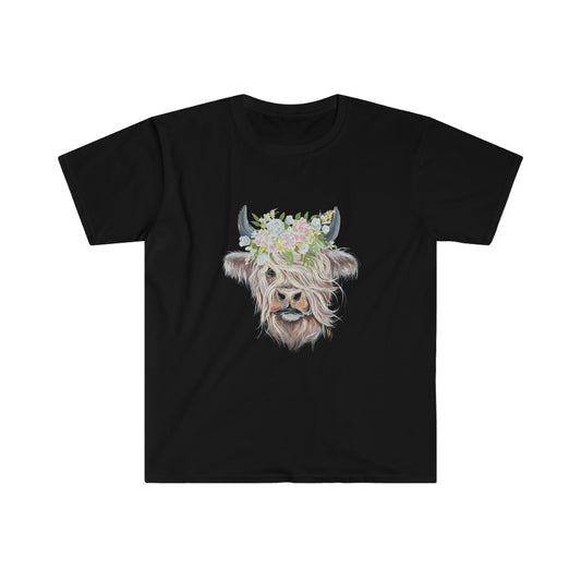 Buttercup the highland cow Unisex Softstyle T-Shirt