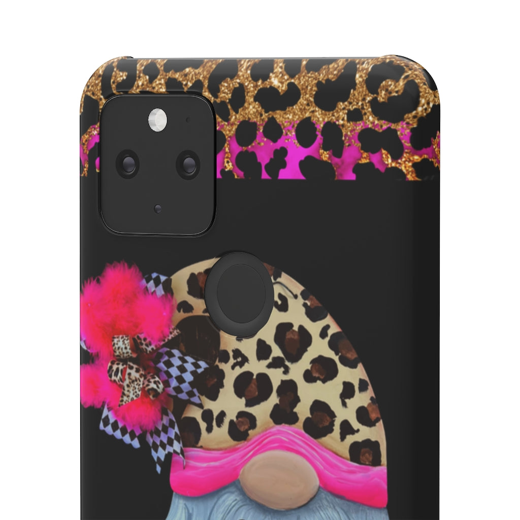 Snap Cases- nPHone Case- Stay Wild- LEOPARD GNOME