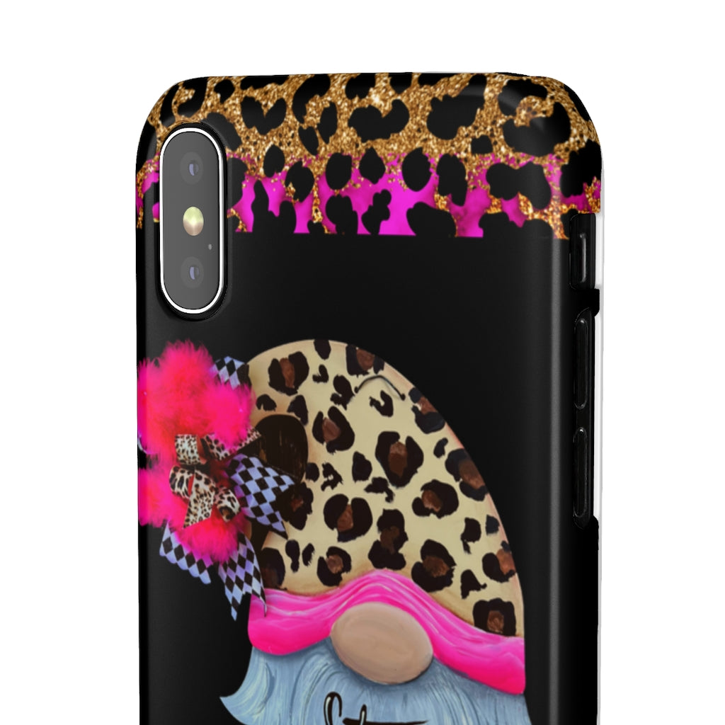 Snap Cases- nPHone Case- Stay Wild- LEOPARD GNOME