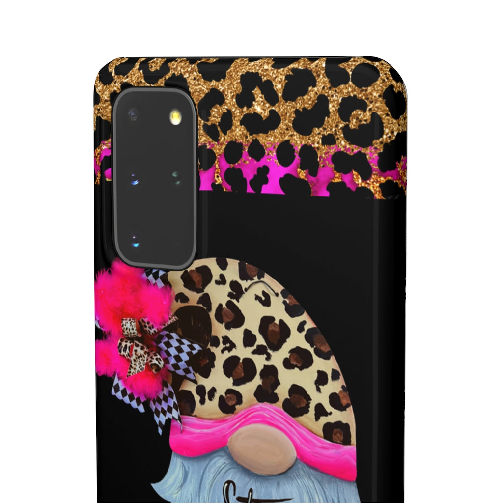 Snap Cases- nPHone Case- Stay Wild- LEOPARD GNOME