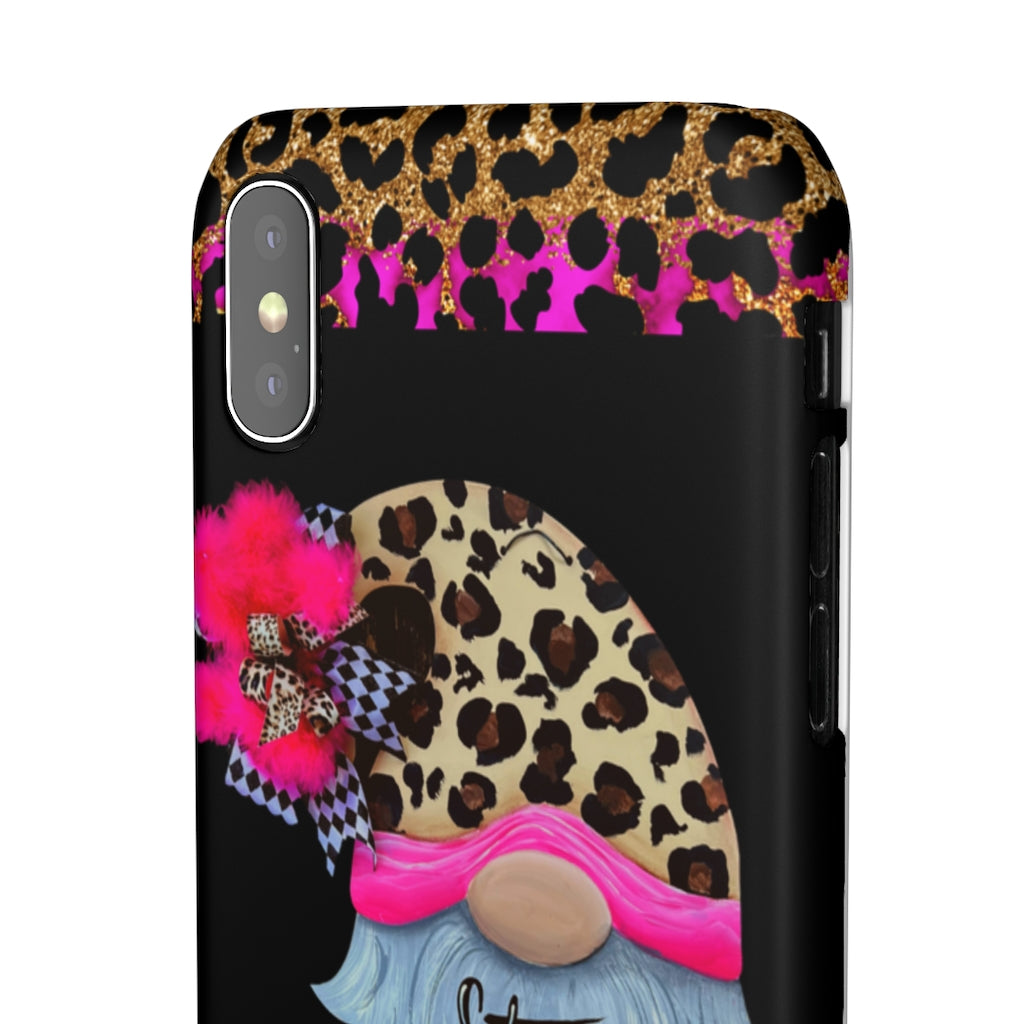 Snap Cases- nPHone Case- Stay Wild- LEOPARD GNOME