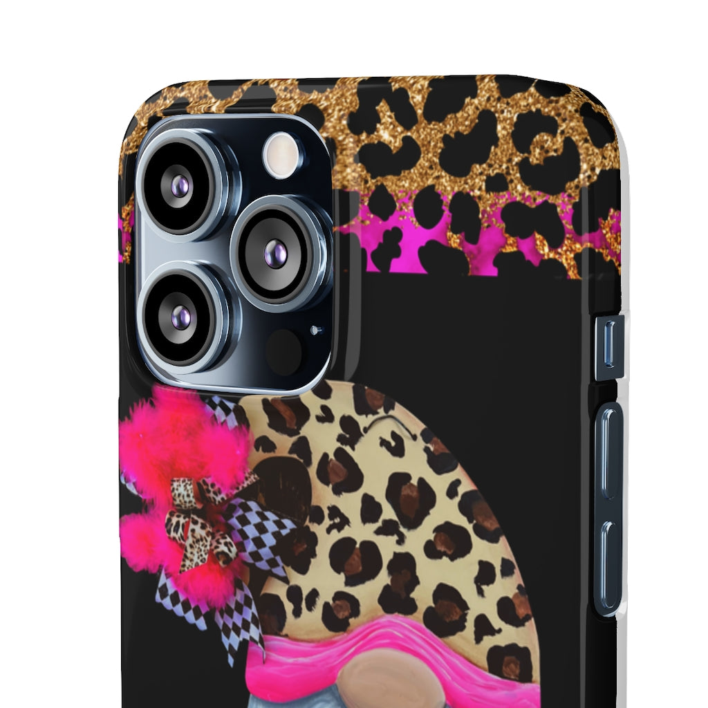 Snap Cases- nPHone Case- Stay Wild- LEOPARD GNOME