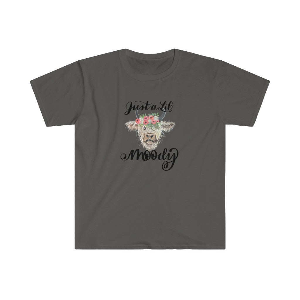 Just a Lil’ Moody - Buttercup-  Unisex Softstyle T-Shirt