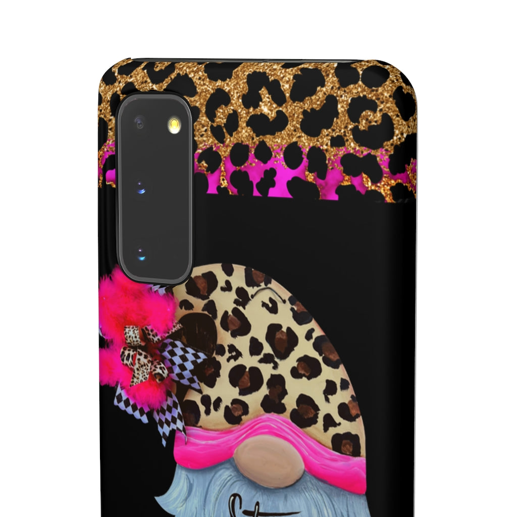 Snap Cases- nPHone Case- Stay Wild- LEOPARD GNOME